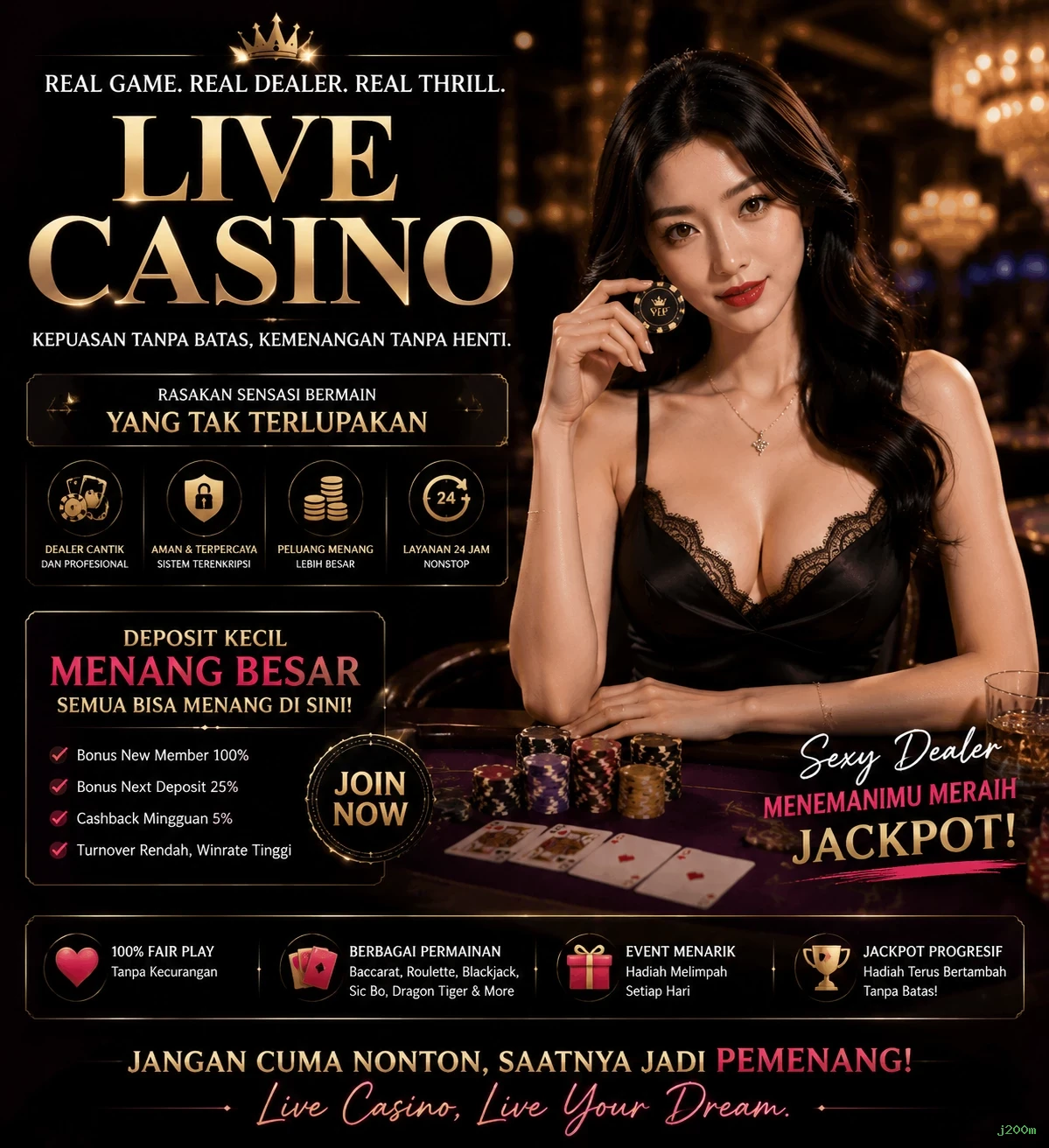 Ikon aplikasi j200m resmi